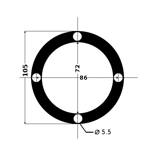 Кожух для рулевого троса черный 010192BT от прозводителя Техномарин