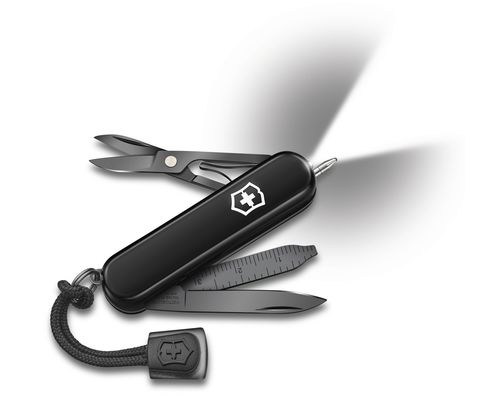Нож-брелок Victorinox Classic Signature Lite, 58 мм, 7 функций, черный 0.6226.31P от прозводителя Victorinox