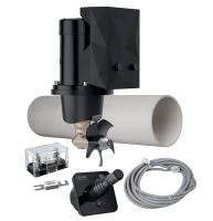 Комплект подруливающего устройства Quick , 1,5 кВт, 30 кгс, 12 В, 125 мм (включает джойстик TCD2042, 6-метровый кабель, тоннель 125х750 мм) 10260462 от прозводителя QUICK