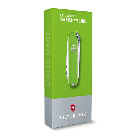 Нож-брелок Victorinox Classic SD Colors, 58 мм, 7 функций, "Smashed Avocado" 0.6223.43G от прозводителя Victorinox