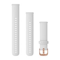 Garmin Ремешок сменный Quick Release 18 мм (силиконовый) белый с застежкой цвета розовое золото 010-12932-02 от прозводителя Garmin