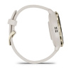 Garmin Venu 3s - 41 мм | Soft gold stainless steel bezel with ivory case and silicone band