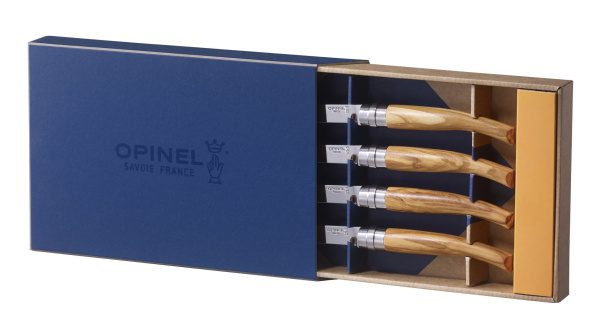 Набор столовых ножей Opinel VRI Olive Wood из 4-х штук 0018305 от прозводителя Opinel