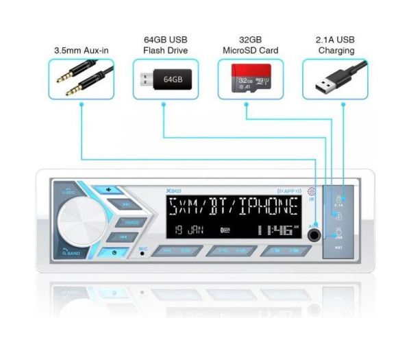 Морская магнитола MP3 00201838 от прозводителя Grandnavi