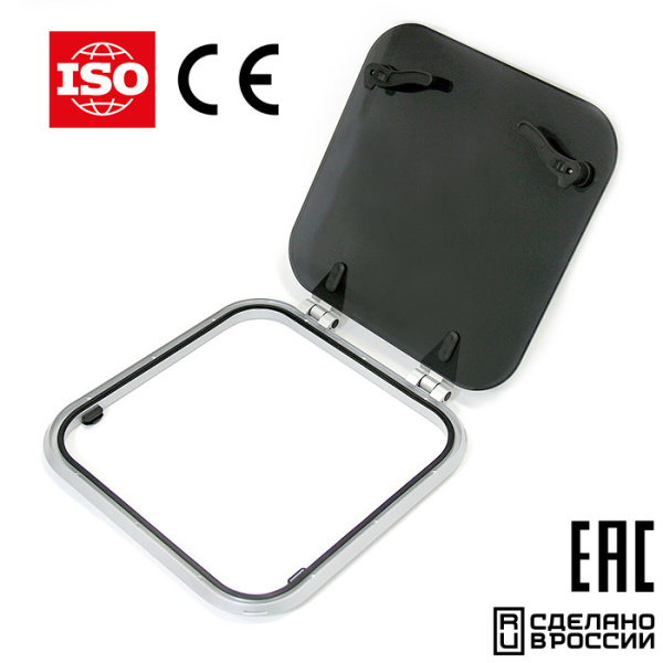 Люк палубный безрамный Пеликан 522x522 R75 030813T от прозводителя Техномарин