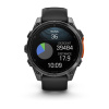 Garmin Fenix 8 - 47 мм AMOLED | Slate grey with Black silicone band