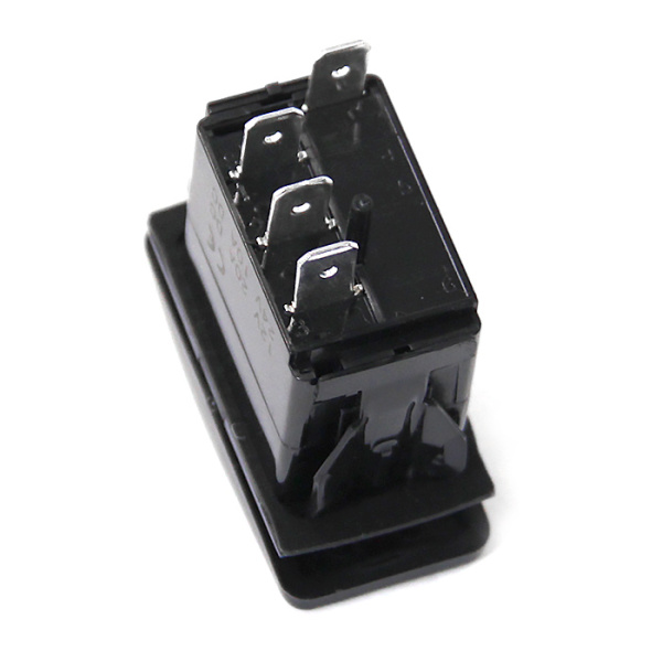 Переключатель (on)-off-(on), SPDT, 4P с двойной подсветкой NEKEKE A11433GR от прозводителя NEKEKE