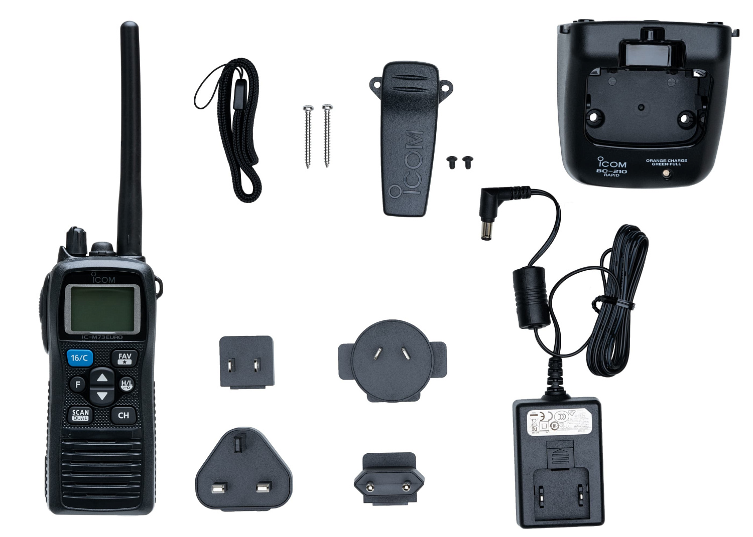 ICOM IC-M73EURO Handheld Marine Radio