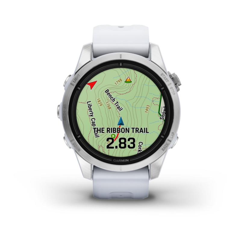 Garmin Epix Pro (Gen 2) - 42 мм PRO | STANDARD | Silver with Whitestone Band