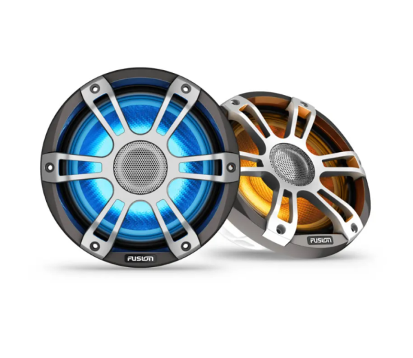 Fusion® Signature Series 3 Marine Speakers – коаксиальные морские динамики «спортивный хром» 8,8" 330 Вт со светодиодной иллюминацией CRGBW 010-02434-11 от прозводителя Fusion