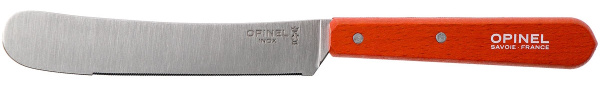 Нож столовый Opinel, деревянная рукоять, блистер, нержавеющая сталь, красный, 002176 002176 от прозводителя Opinel
