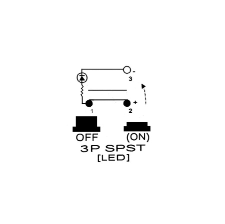 Кнопка запуска двигателя SUNFINE 12-24В, красная подсветка SF54023-R от прозводителя SUNFINE MARIN