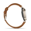 Garmin Lily 2 Classic - Lily 2 Classic | Cream Gold with Tan Leather Band