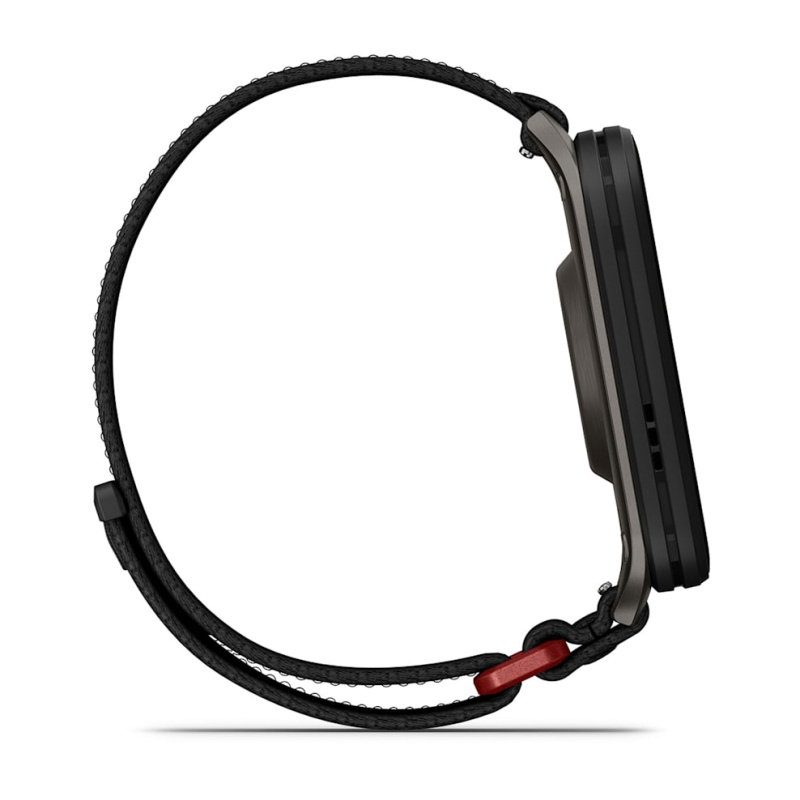 Garmin Venu X1 - | Black with Slate Titanium Caseback and Black ComfortFit Nylon Band