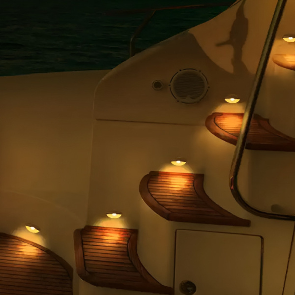 Светильник светодиодный для подсветки палуб и трапов, синий свет B013101-BU от прозводителя Anheart Marine