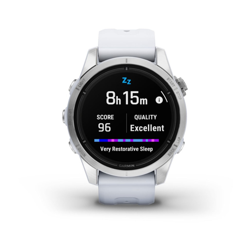 Garmin Epix Pro (Gen 2) - 42 мм PRO | STANDARD | Silver with Whitestone Band