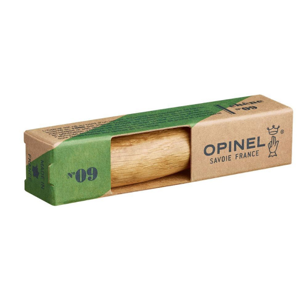 Нож Opinel №9, нержавеющая сталь, дубовая рукоять в картонной коробке 002424 002424 от прозводителя Opinel