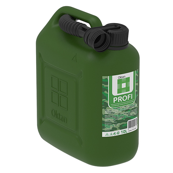 Канистра для бензина 10л с заливным устройством PROFI 10.01.01.00-2 от прозводителя Oktan