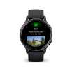 Garmin Vivoactive 5 | Slate aluminium bezel with black case and silicone band