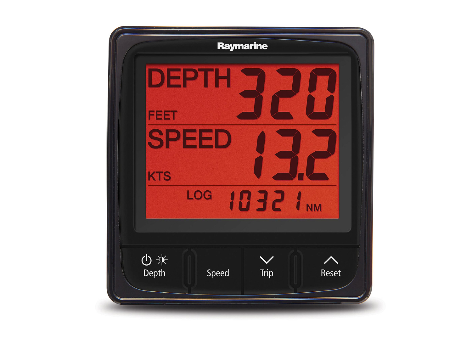 RAYMARINE i50 Tridata with Sensor Speed/Temp/Depth Through Hull Transducers